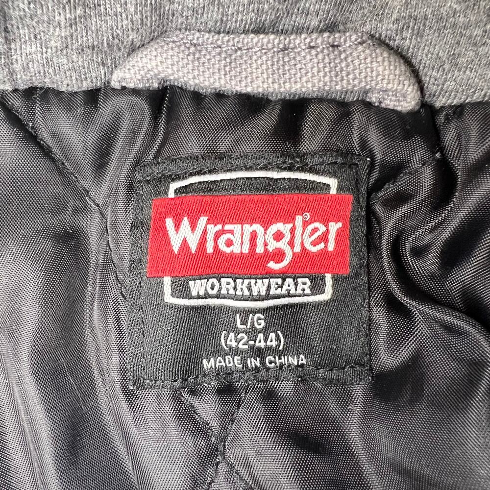 Wrangler Men's Gray Jacket Size L - Picture 3 of 7